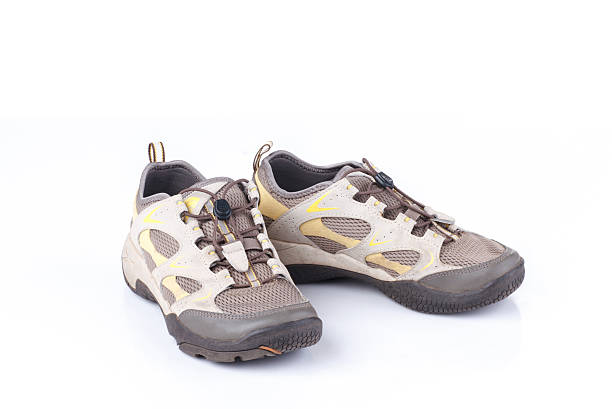 istock Pair of touristic boots 499334976
