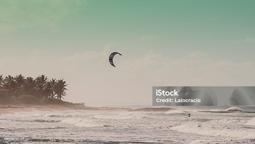 Kite Surf - Foto de stock de Caribe libre de derechos