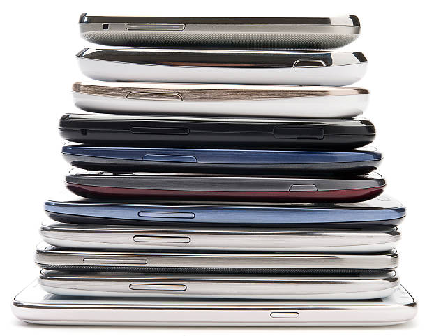 istock Bunch of Mobile Phones 499336549