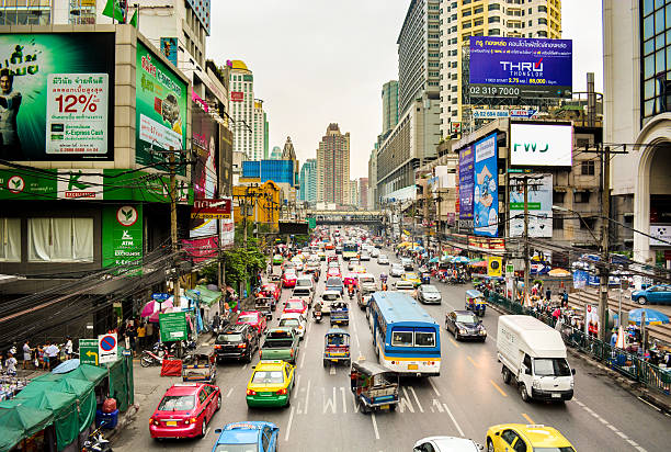 Bangkok city Thailand Bangkok Siam Square. bangkok street stock pictures, royalty-free photos & images