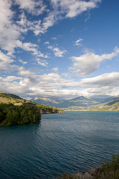 istock French lake with Alps in background 499344410