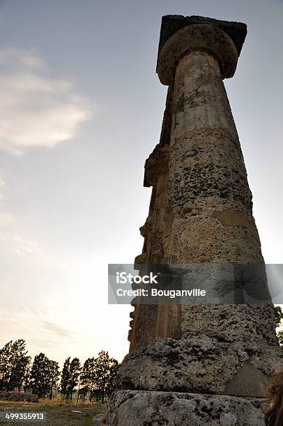 Metapontobasilicataitalia - Fotografie stock e altre immagini di Ambientazione esterna - Ambientazione esterna, Antico - Condizione, Archeologia