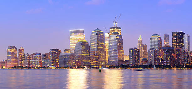 istock New York City Manhattan dusk panorama 499359457