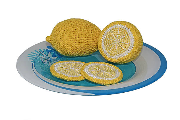 Knitted lemons
