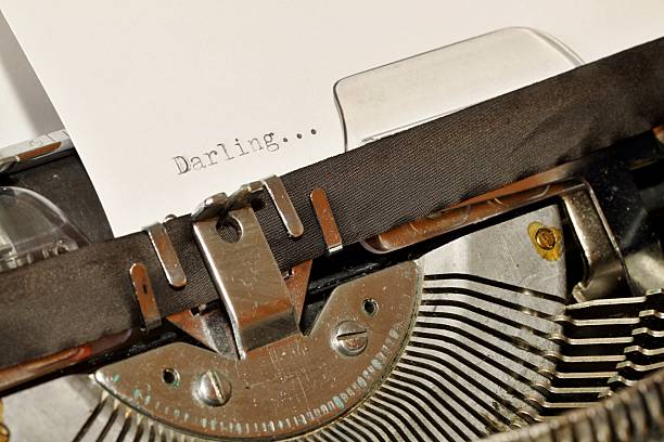 istock Darling word typed on old black typwriter 499361653