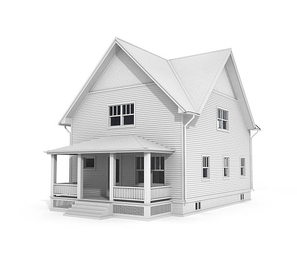 istock The house have no color. 499364564