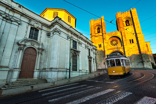 istock Tram in the hills of Lisbon 499365828
