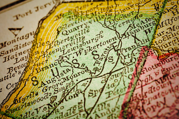 istock Sussex | New Jersey County Maps 499368406
