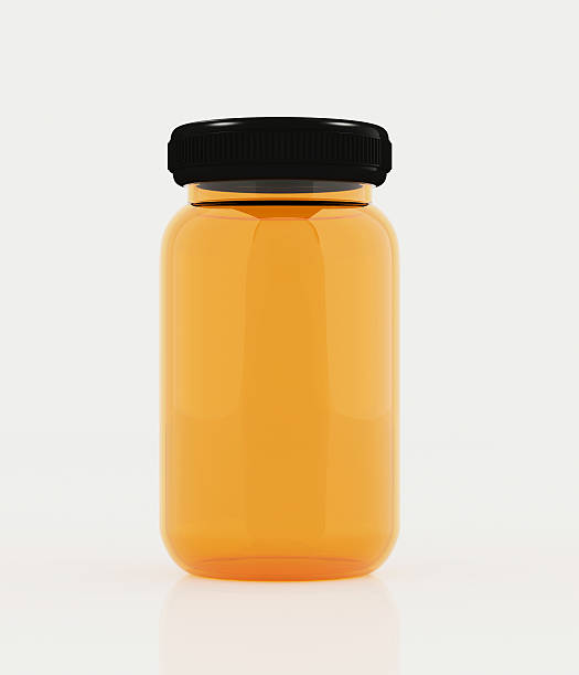 istock Blank medicine bottle isolated on white background. 499372582