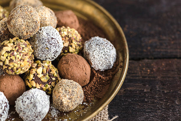istock Homemade chocolate pralines 499375028