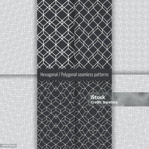 Classical Pattern Textures Set Of Eight Classical Geometric Textures Stock Illustration - Download ...