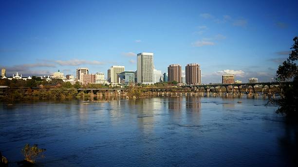 istock Robert E. Lee, Pedestrian Suspension Bridge, Belle Isle, Richmond, Virginia 499376496