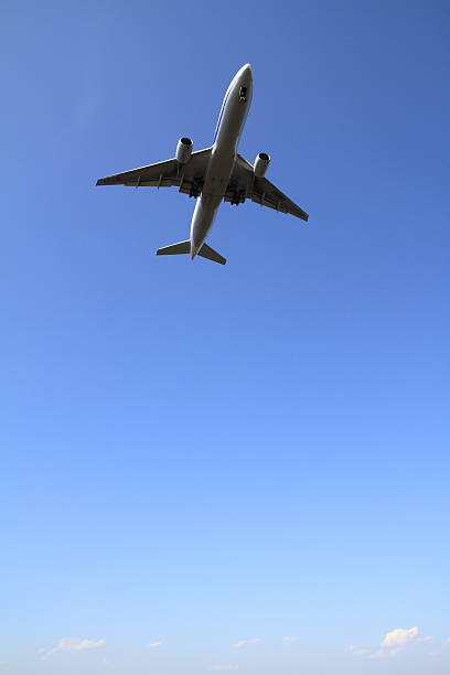 istock Airplane landing at Haneda airport 499377403