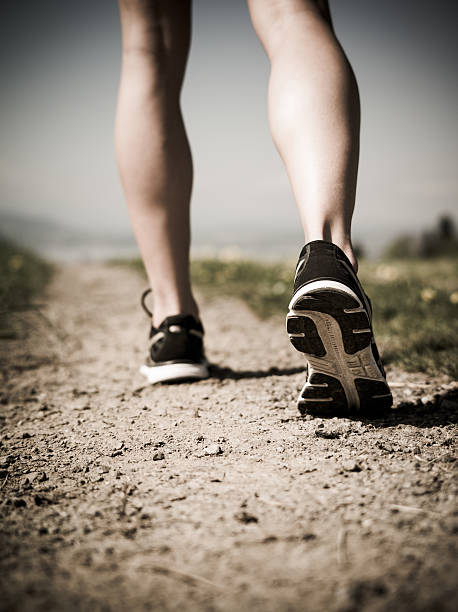 istock Legs and shoes of a runner 499377907