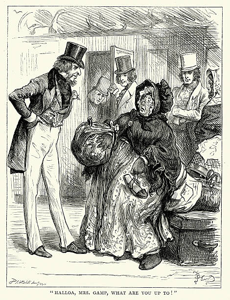 istock Charles Dickens Halloa, Mrs. Gamp, what are you up to! 499378326