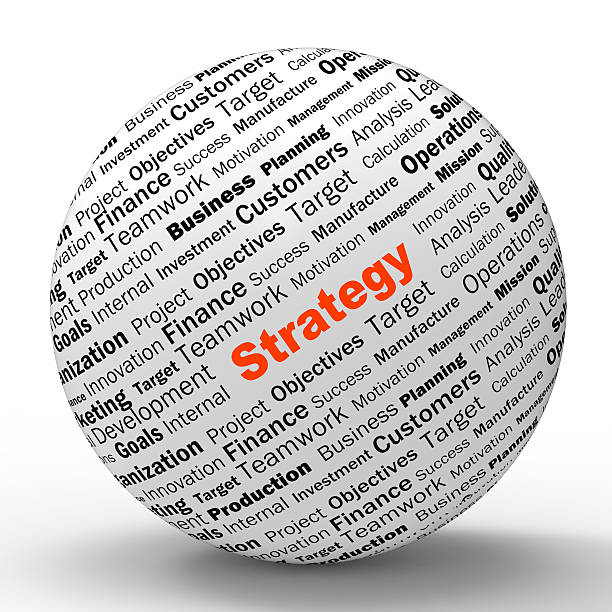 istock Strategy Sphere Definition Shows Successful Planning Or Manageme 499378559