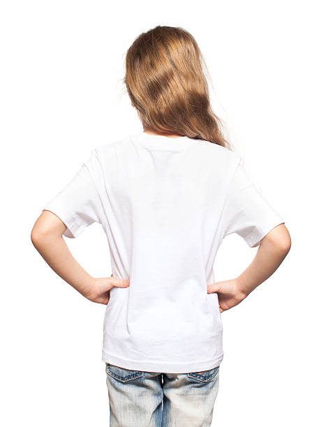 istock Child in white t-shirt 499379431