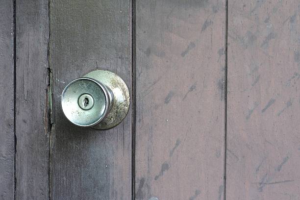 istock Old Wood Door Lock 499382753