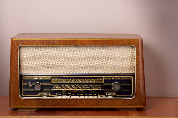 istock Vintage radio Fabric Background 499389452