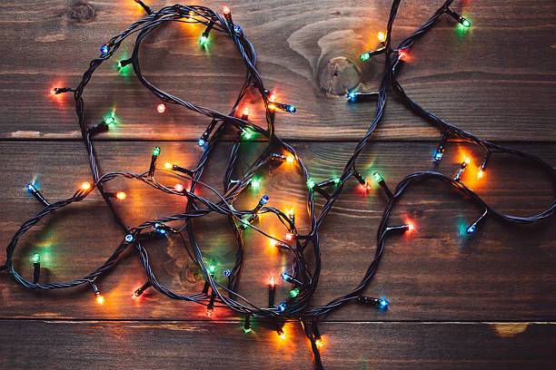 istock Garland on the wooden background 499390032