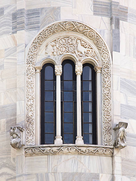 Window of Virgin's church in Studenica monastery