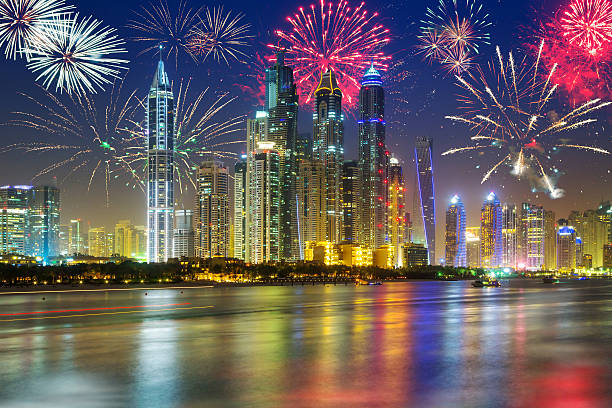 istock New Year fireworks display in Dubai 499391150