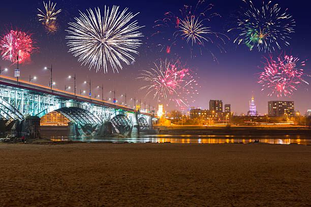 istock New Year fireworks display in Warsaw 499391246