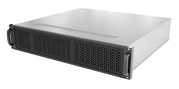 стоечные server изолированные на белом - rackmount стоковые фото и изображения