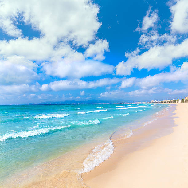 Majorca sArenal arenal beach Platja de Palma in mallorca Balearic Islands