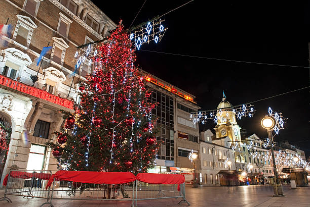 istock Rijeka in Christmas time 499395240