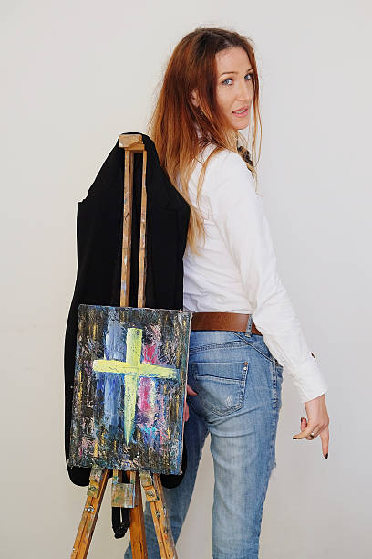 istock Portrait of a painter 499397058