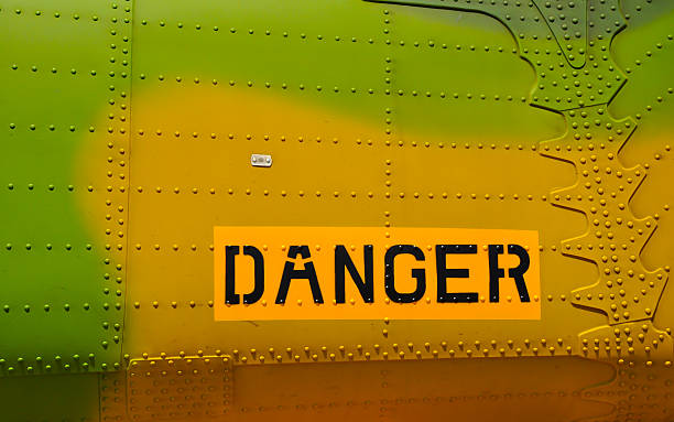istock Danger word on euro fighter plane 499401715