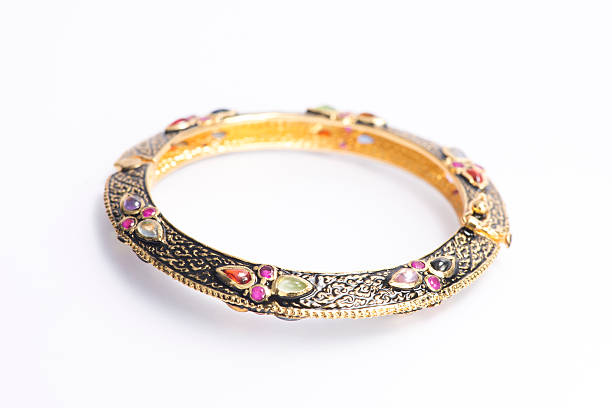 istock Local jewelry containing silver, gold and stone by handmade. 499401924