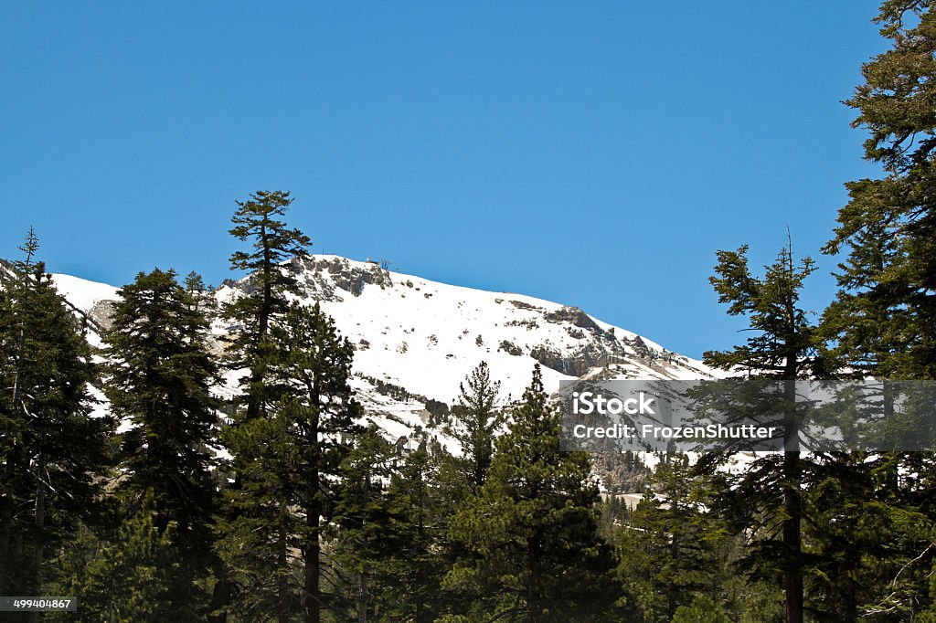 Mammoth mountains sky area in california Athlete Stock Photo