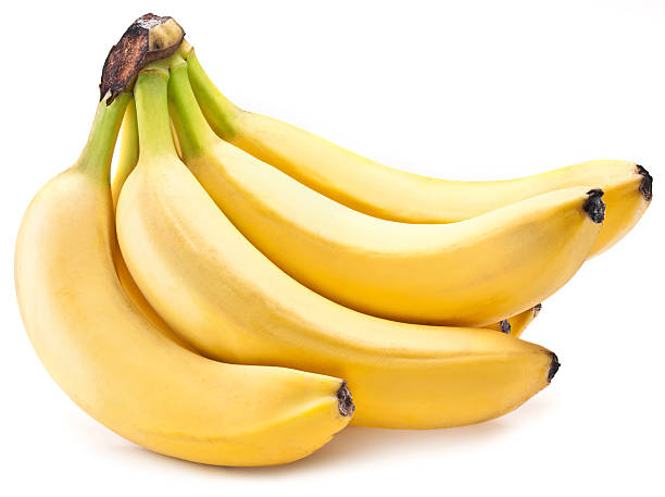 istock Banana fruits on over white. 499405695