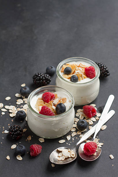 istock Yogurt with granola or muesli 499418266
