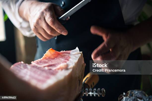 Grocer Stock Photo - Download Image Now - Butcher's Shop, Ham, Butcher