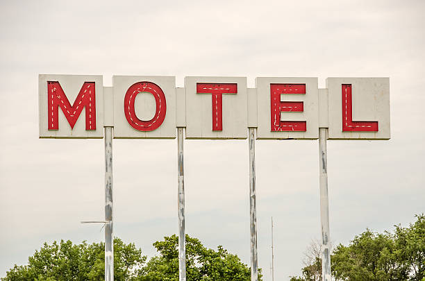 Genérico señal de Motel - foto de stock