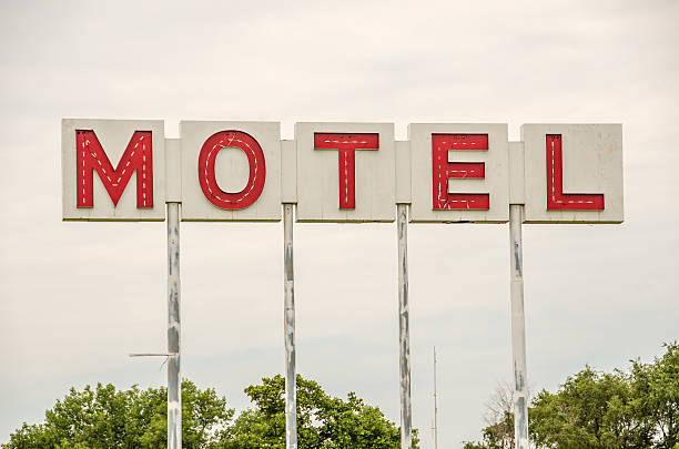 Generic Motel Sign stock photo