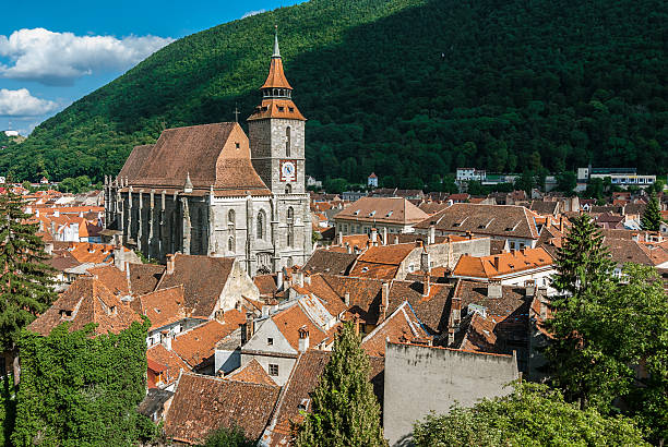 istock Brasov landmark - Black church 499420908