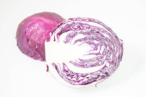 istock head of red cabbage on a white background 499421197