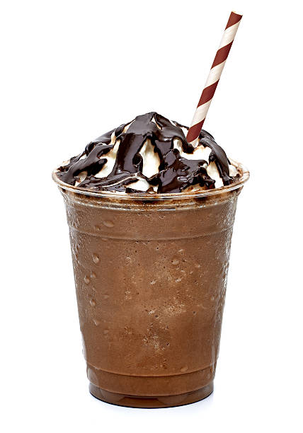 istock Frappuccino in takeaway cup with straw 499422100