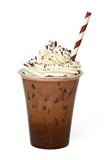 istock Frappuccino in takeaway cup with straw 499423408