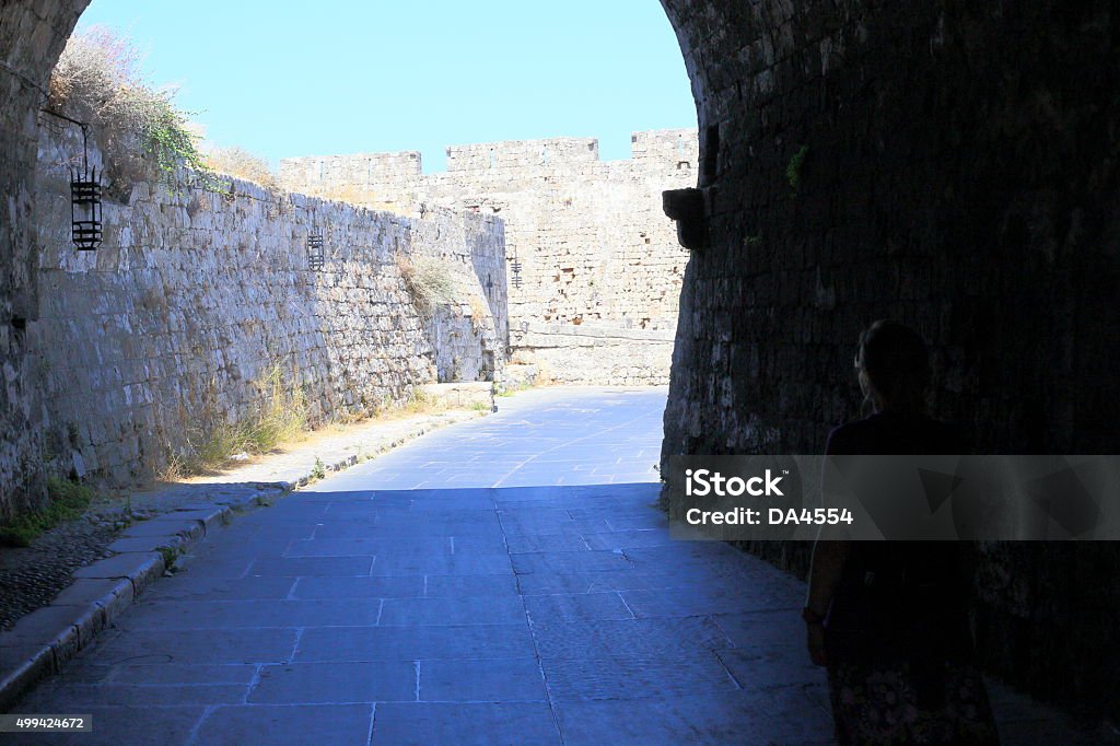 Rhodes Town - Palace of Knights 2015 Stock Photo