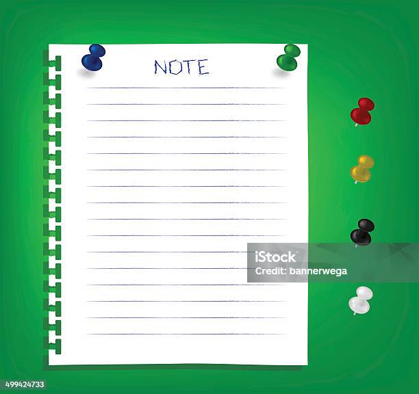 Reminder Notes Stock Illustration - Download Image Now - Adhesive Note, Announcement Message, Billboard Posting