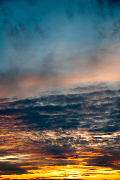istock Beautiful clouds  and blue sky with sun and copy space 499426552