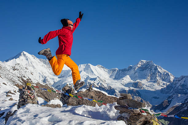 istock Hiking in Himalaya mountains 499429334
