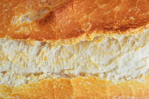 istock Fresh French baguette closeup 499429448