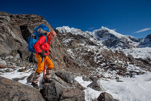 istock Hiking in Himalaya mountains 499429646