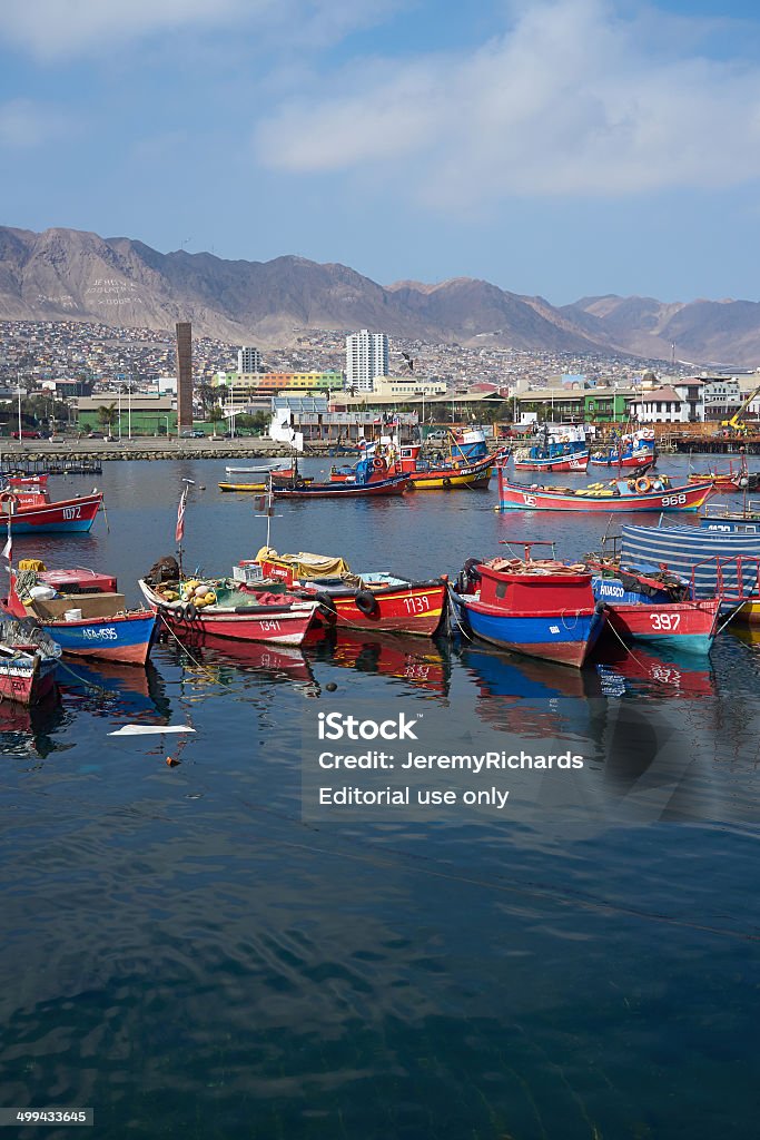 Barcos de pesca - Royalty-free América do Sul Foto de stock